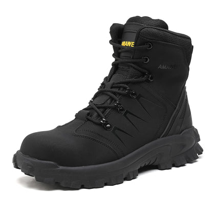 Zapatos de seguridad para el trabajo para hombres, zapatillas ligeras de trabajo protectoras, zapatos ligeros, zapatos transpirables, zapatos de trabajo antiperforación.