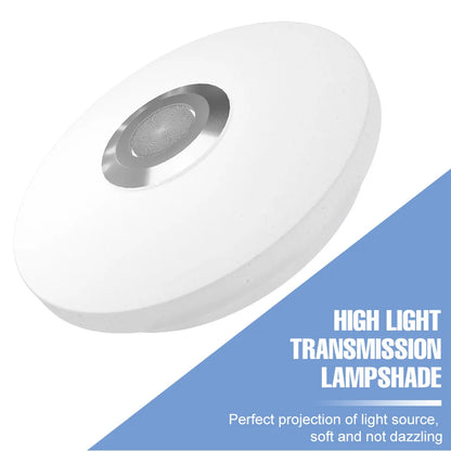 Lámparas de techo modernas RGB con atenuación, iluminación para el hogar mediante aplicación, Bluetooth y música, 52 W (36 W), luces de techo inteligentes con control remoto, 220 V CA