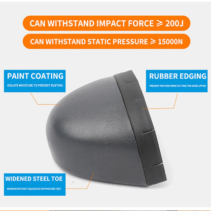 Nuevas botas de seguridad con hebilla giratoria para hombre, zapatillas de trabajo, botas para mujer, transpirables, con puntera de acero, resistentes a pinchazos.