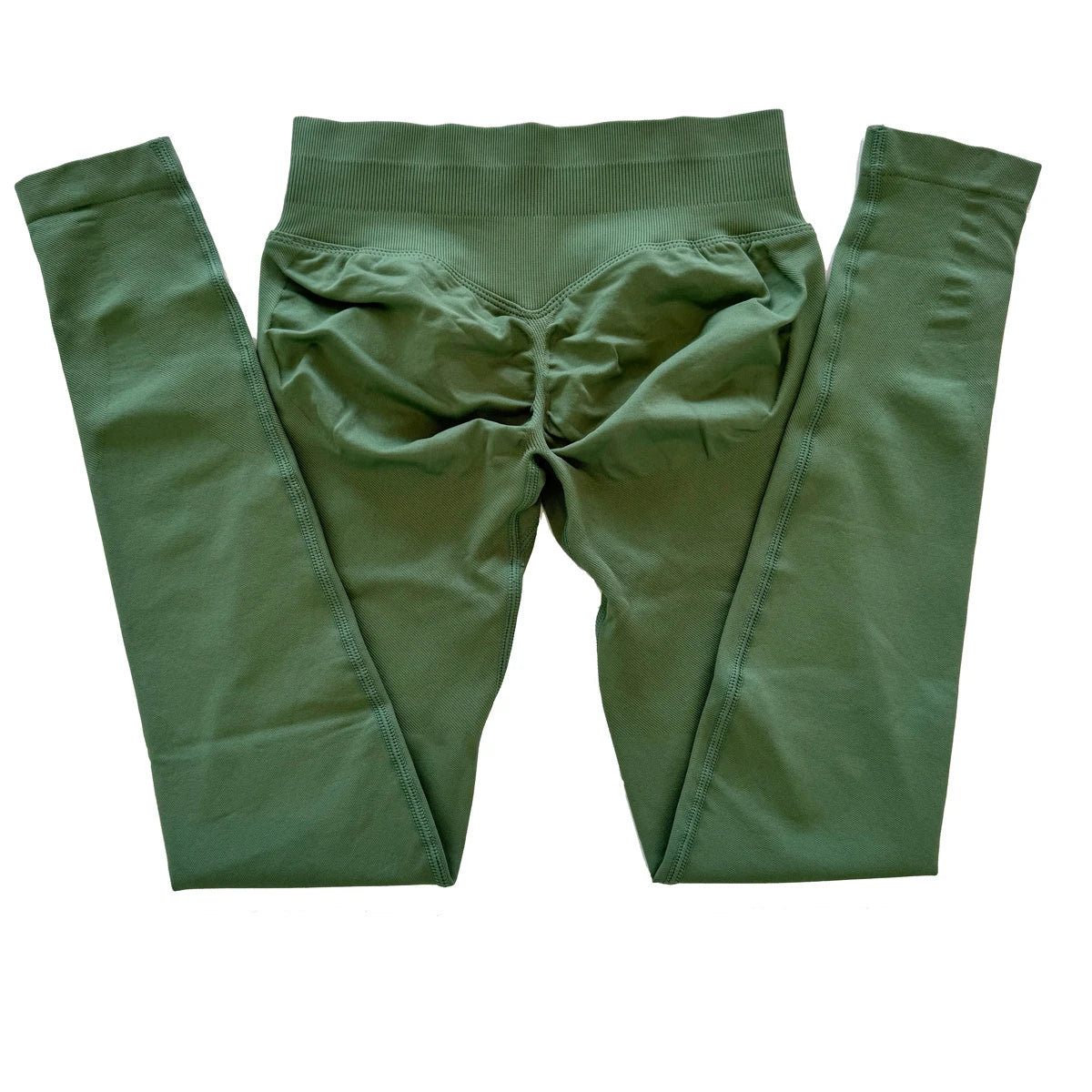 Leggings deportivas sin logo para mujer, efecto push-up, cintura baja, sin costuras, para gimnasio, yoga y entrenamiento.