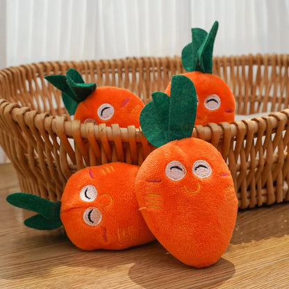 Juguetes divertidos Juguetes para perros Patas de pollo Frutas Zanahorias Verduras Mascotas Perros Gatos Peluches Sonidos Juguetes masticables Suministros