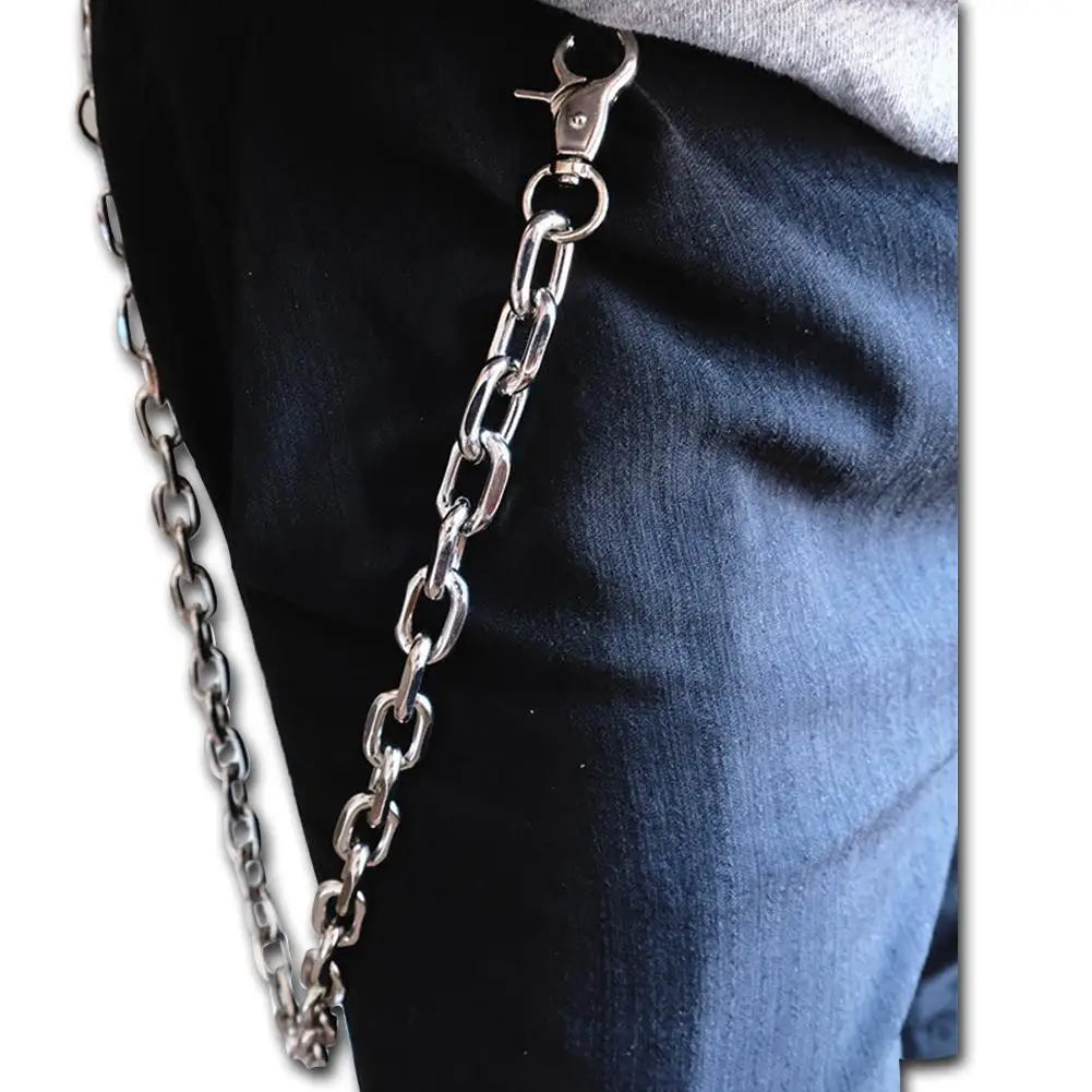 Cadena de cintura de baile de hip hop personalizada, accesorio de pantalones de moda para hombres y mujeres, cadena de cintura de hip hop personalizada para ropa de calle.