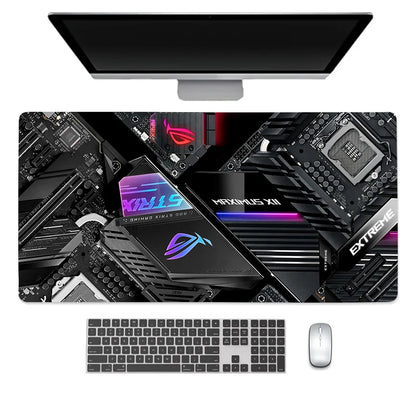 Alfombrilla de ratón grande para teclado y ratón, alfombrilla de escritorio de goma antideslizante para juegos, alfombrilla de ratón para portátil
