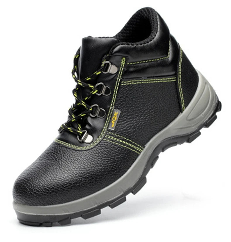 Work Safety Shoes Men Waterproof Slip On Male Breathable Work Steel Toe Shoes Electrical Insulation Construction Sneakers