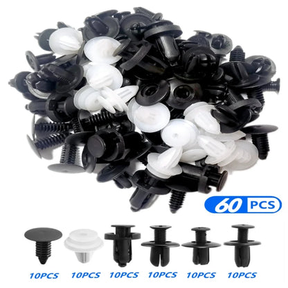 60 piezas de clip de sujeción para coche, tornillos mixtos para Subaru Forester Outback Legacy Impreza XV BRZ Tribeca Trez