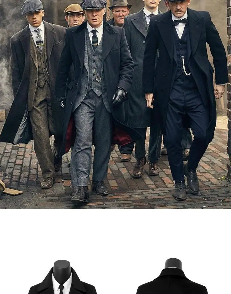 Abrigo de lana de alta calidad para jóvenes, cálido, informal, extralargo, cruzado, grueso, tallas grandes S-7XL 8XL 9XL