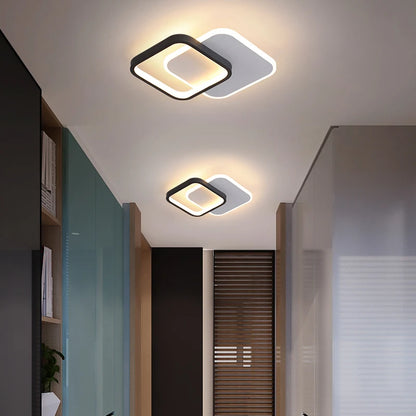 Lámpara de techo LED moderna minimalista para balcón, pasillo, porche, canal, estilo nórdico, para guardarropa