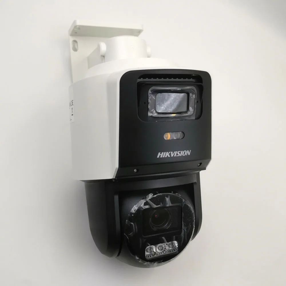 Cámara de red PTZ DarkFighter Hikvision DS-2SE3C404MWG-E/14 TandemVu original de 4MP+4MP con zoom óptico 4x y zoom digital 16x, infrarrojos y PoE.