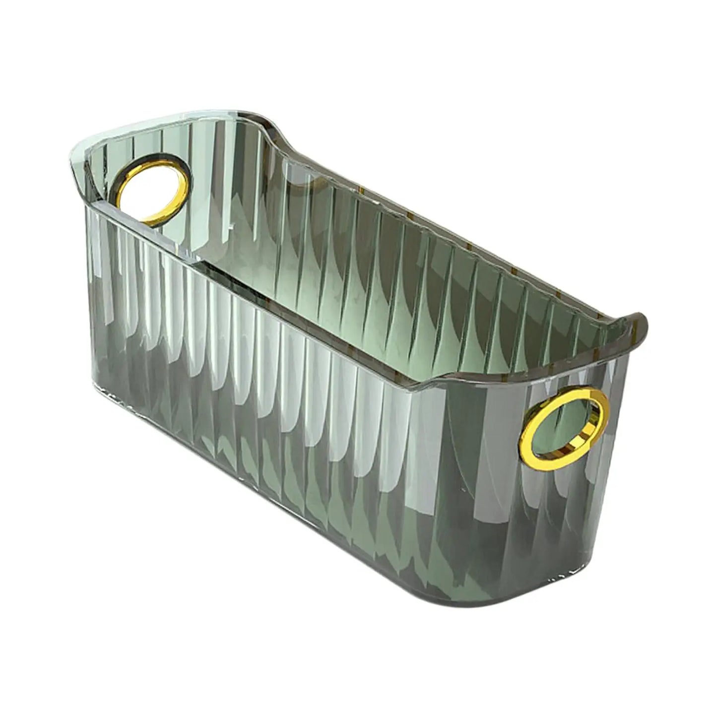 Organizador de contenedores de almacenamiento multiusos, contenedor para mascotas, cesta de almacenamiento de escritorio para refrigerador, cocina, baño y armario.