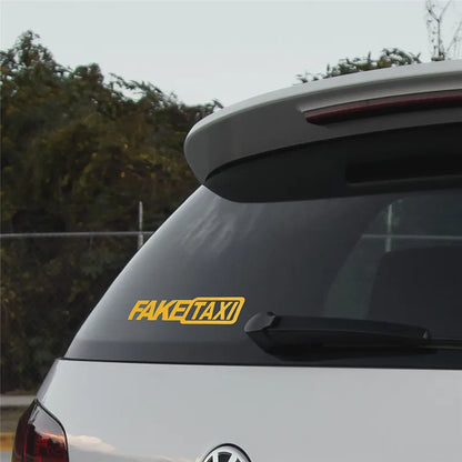 Pegatina divertida de taxi falso para coche, emblema de vinilo autoadhesivo universal para BMW, Ford, Toyota, VW, Honda, Kia, Opel y Kia.