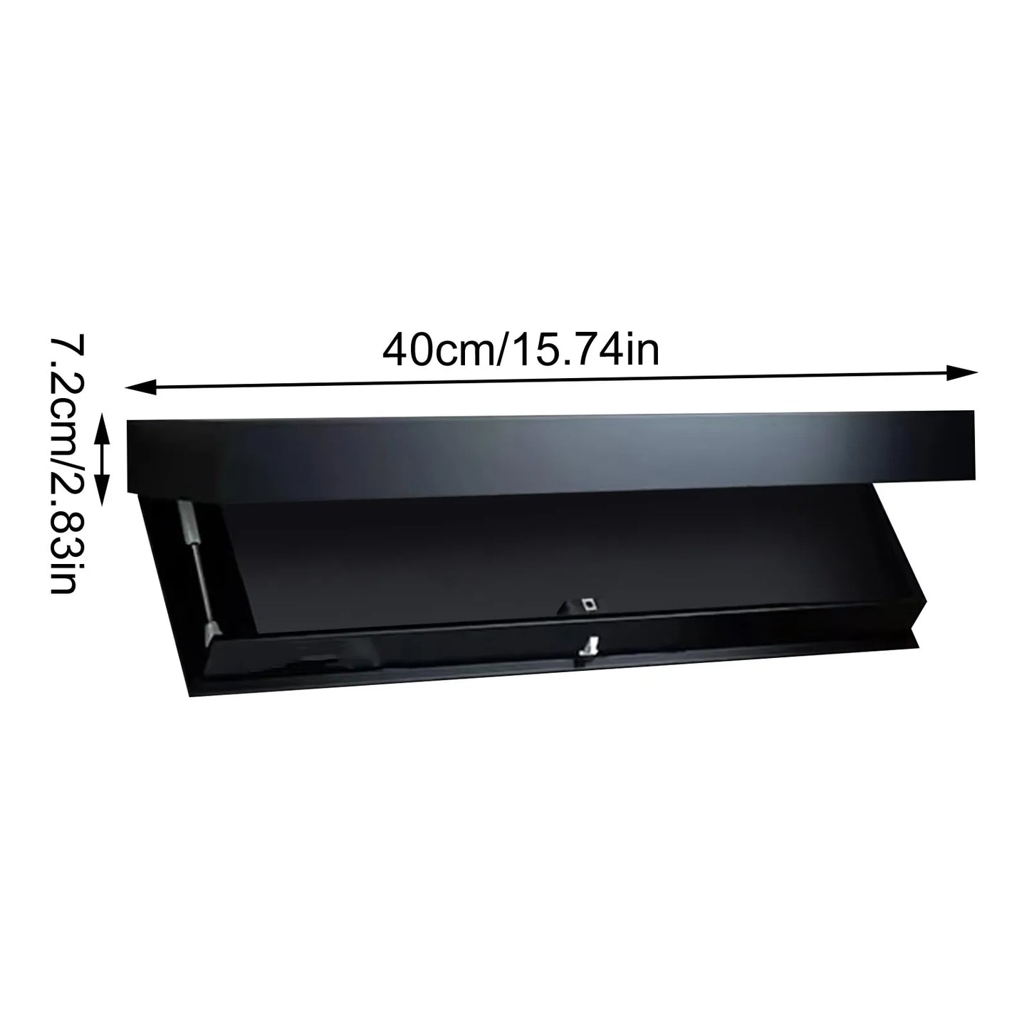 Estantería de almacenamiento con compartimento, estantería flotante oculta, solución de almacenamiento de pared, decoración moderna para el hogar, para sala de estar