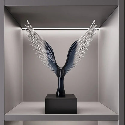 Esculturas decorativas creativas, adorno de lujo, decoración artística suave, moderna, minimalista, para sala de estar, oficina, gabinete de vinos.