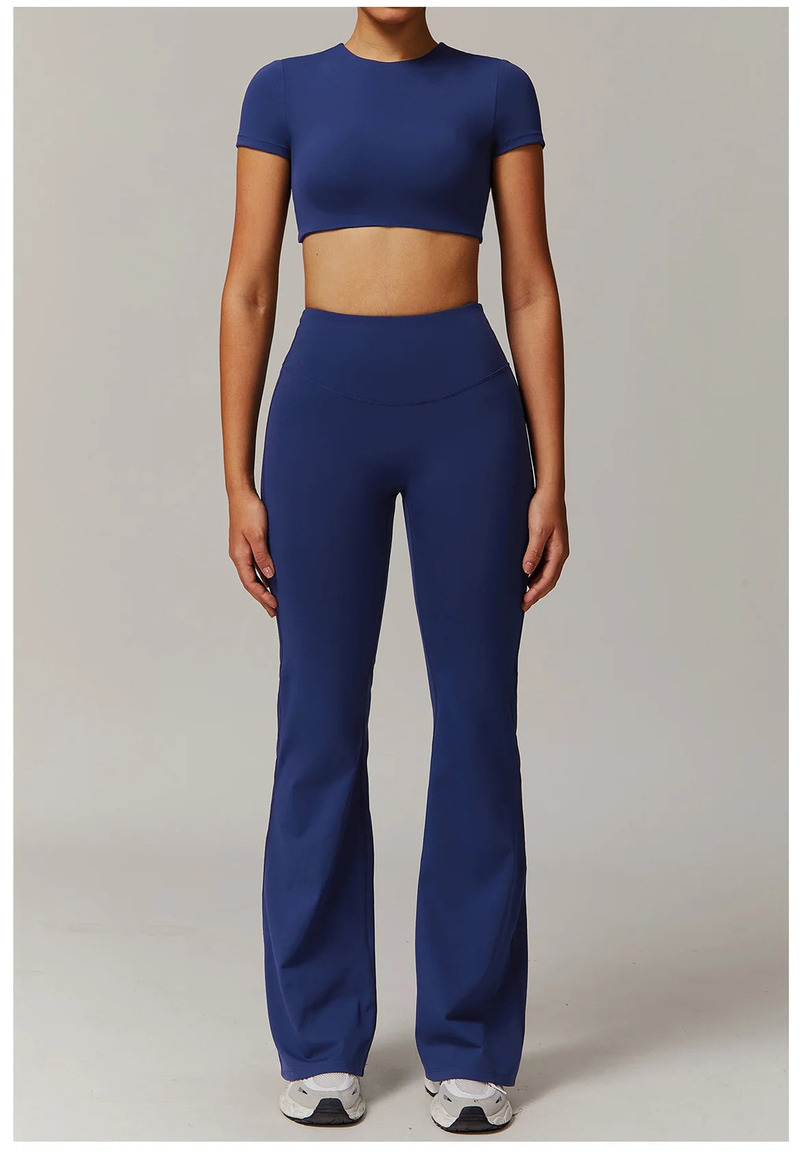 Women's Tracksuit 2PCS Yoga Sets Sportswear Workout Fitness Long Sleeved Sports Bra High Waist Leggings Gym Clothing Sports Suit