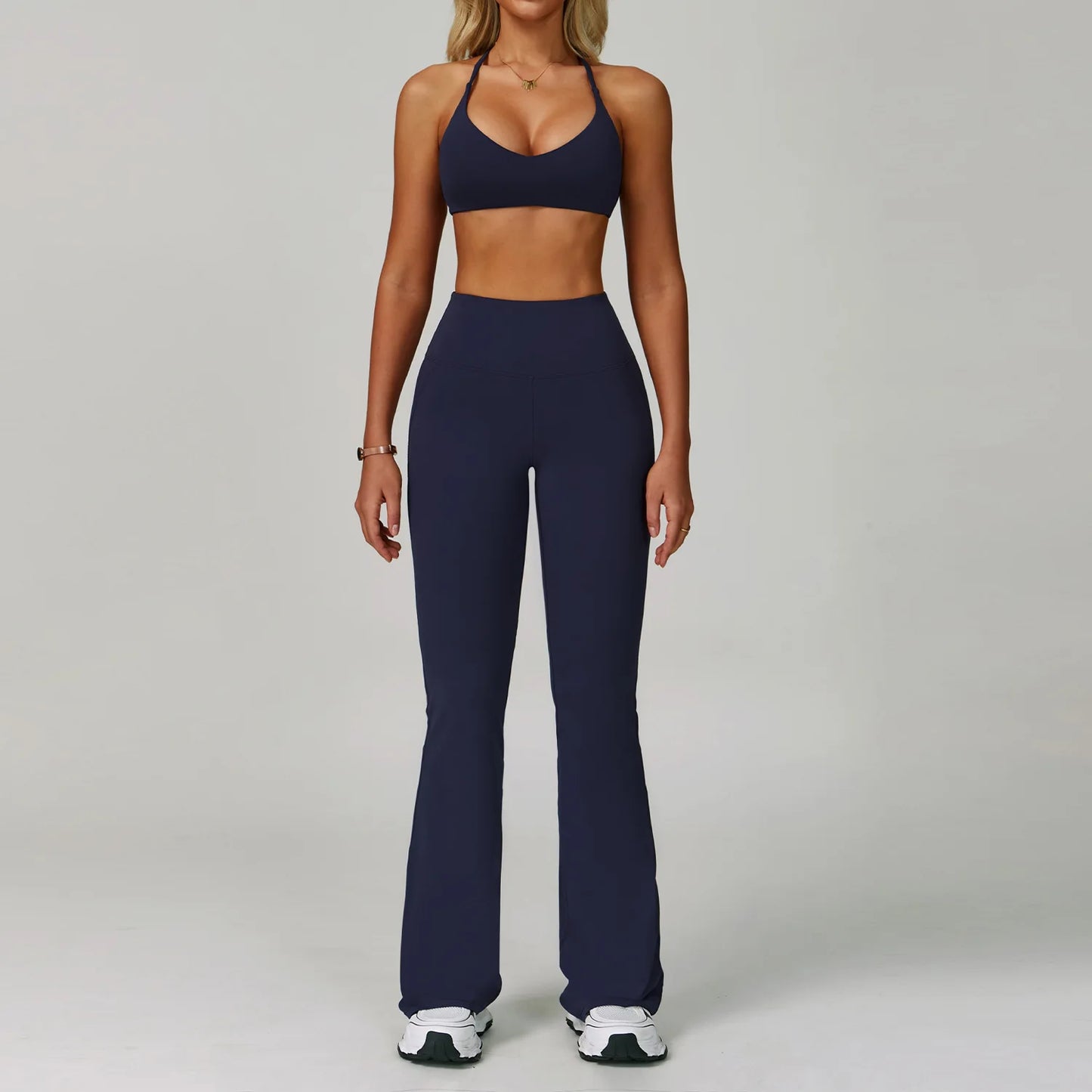 2 Piece Set Women's Tracksuit Fitness Clothes Yoga Sets Sportswear Workout Bra High Waist Leggings Set Gym Clothing Sports Suits