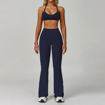 2 Piece Set Women's Tracksuit Fitness Clothes Yoga Sets Sportswear Workout Bra High Waist Leggings Set Gym Clothing Sports Suits