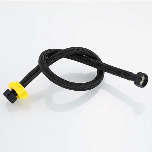 Manguera flexible trenzada de 50/60 cm para suministro de agua, grifo, calentador, conexión para inodoro, entrada de agua, cocina, baño, G1/2"
