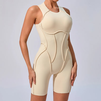 Mono deportivo acolchado para mujer, ropa deportiva para gimnasio, traje de fitness