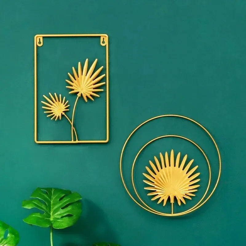 Decoración de pared para sala de estar, decoración de hierro forjado, decoración de pared para dormitorio, decoración de pared de fondo, decoración colgante PA