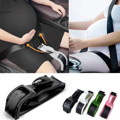 Cinturón de seguridad para el asiento del coche, soporte abdominal para embarazadas, maternidad, protector de vientre para bebés no nacidos, ajustador y extensor, accesorios.