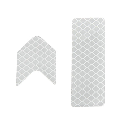Pegatinas reflectantes para casco de seguridad, para trabajo nocturno, conducción segura, advertencia, calcomanía reflectante para casco de motocicleta y coche, 10 a 50 unidades