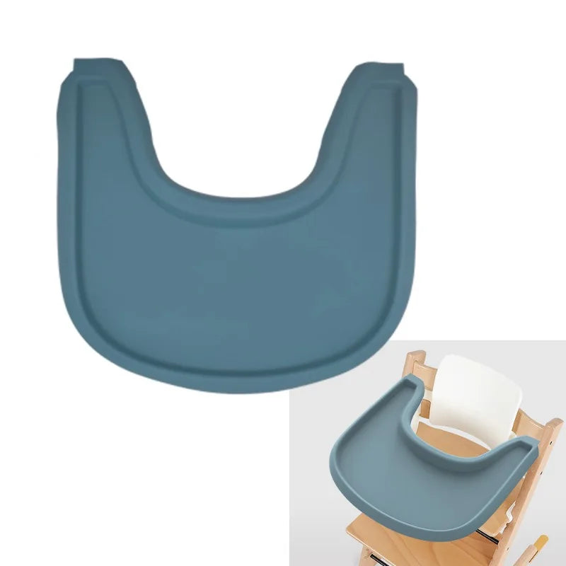 Silla de crecimiento, plato de comedor para bebés, mesa de comedor, tapete, cojín, bandeja de silicona para silla alta, tapete de comedor para niños