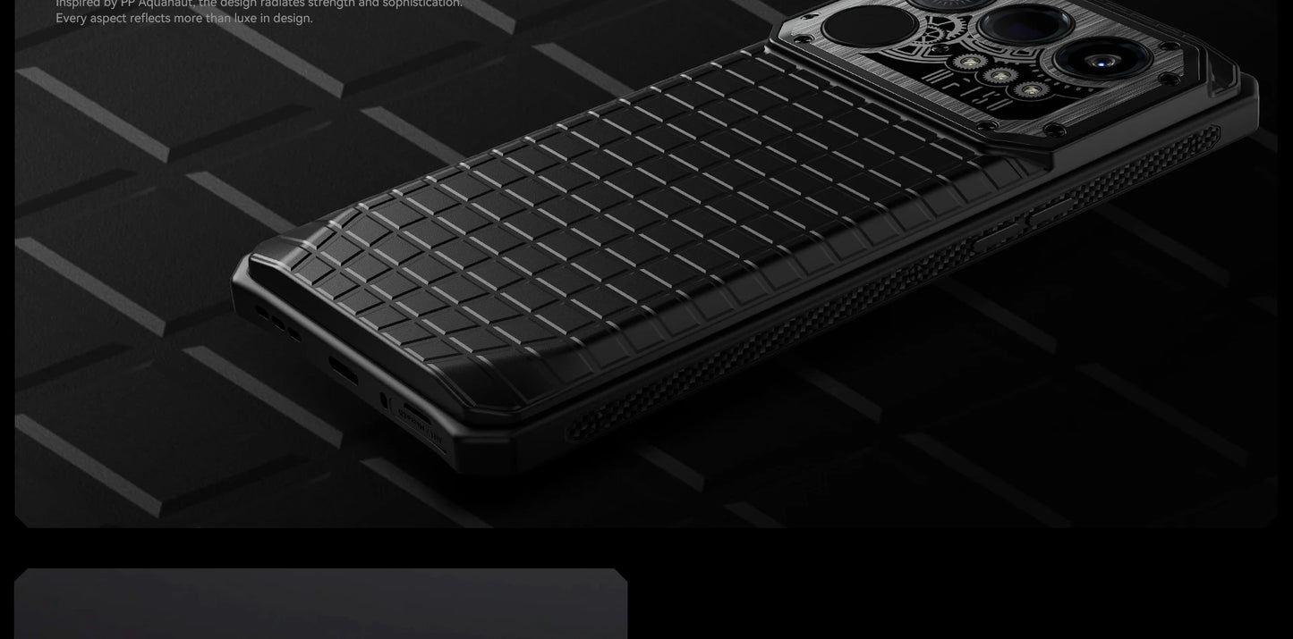 Smartphone resistente IIIF150 Raptor 5G con Android 14, pantalla AMOLED de 6,78" y 120 Hz, 16 GB de RAM + 512 GB de almacenamiento, cámara de 50 MP, batería de 10000 mAh y 65 W.