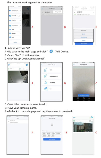 Cámara IP panorámica 4K de 8 MP y 180° compatible con Hikvision, con infrarrojos y ColorVu, audio bidireccional, detección de presencia humana, ranura para tarjeta SD, Plug &amp; Play, NVR HIK.