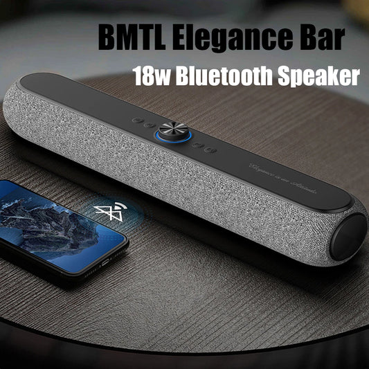 XDOBO Elegance Bar - Altavoz portátil Bluetooth de 18 W, subwoofer inalámbrico envolvente TWS, caja de sonido para cine en casa, juegos, TV, centro de música