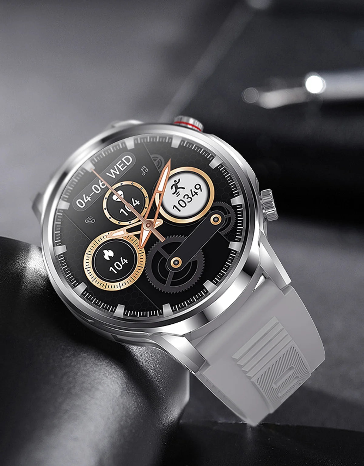 Reloj inteligente LIGE de 1,95 pulgadas con pantalla grande Ultra HD para hombre, llamadas Bluetooth, batería de 500 mAh, para deportes al aire libre y fitness, compatible con Android e iOS.