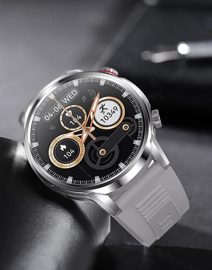 Reloj inteligente LIGE de 1,95 pulgadas con pantalla grande Ultra HD para hombre, llamadas Bluetooth, batería de 500 mAh, para deportes al aire libre y fitness, compatible con Android e iOS.