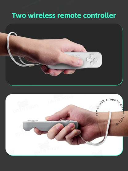 Juego retro con controlador inalámbrico de 2.4G, consola de juegos clásica con detección de movimiento 4k, videojuego integrado con 1000 juegos de NES.