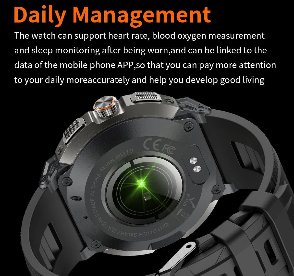 LIGE - Nuevo reloj inteligente con GPS para hombre, llamadas Bluetooth, batería grande de 400 mAh, pantalla AMOLED de 1,43 pulgadas, voz IA, IP68, resistente al agua