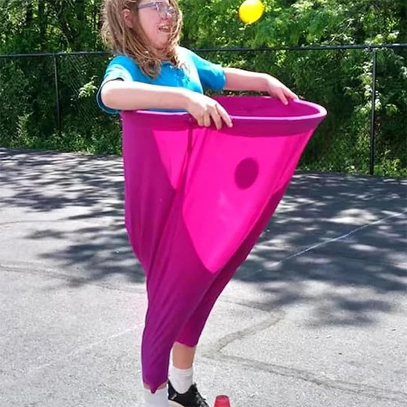 Nuevo juego de patio con pantalones de abuela, divertido juego de fiesta al aire libre en el patio, juego de atrapar en equipo, pantalones, juego de lanzamiento creativo para padres e hijos, accesorios
