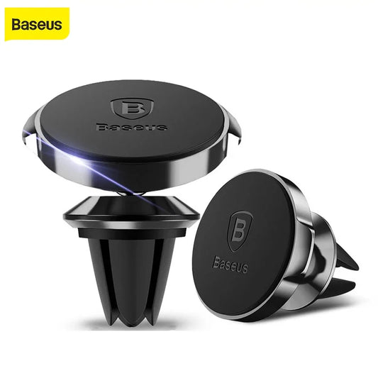 Soporte magnético para teléfono de coche Baseus para iPhone, Samsung y Xiaomi, 360 grados, para ventilación de aire.