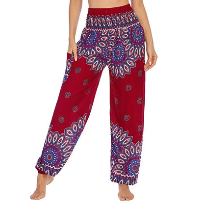 Pantalones de yoga personalizados para mujer, pantalones deportivos vintage, pantalones deportivos holgados de moda, pantalones casuales, ropa de calle para mujer