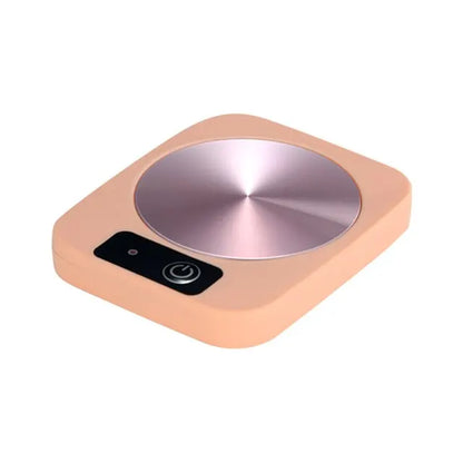 Calentador de tazas eléctrico, almohadilla térmica para leche, té y agua, tapete calentador para tazas, posavasos termostático constante, bajo consumo, regalo para el hogar y la oficina