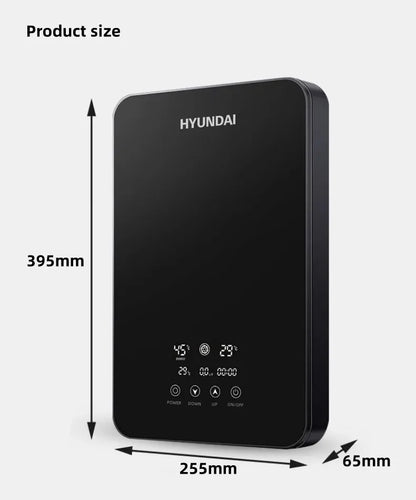 Calentador de agua eléctrico inteligente sin tanque, máquina de agua caliente rápida para el hogar, baño de hotel o apartamento, ducha de agua caliente