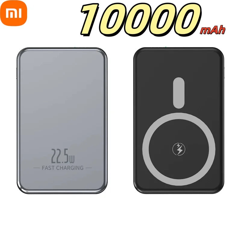 Cargador portátil magnético ultrafino Xiaomi de 500.000 mAh y 22,5 W PD con carga ultrarrápida para iPhone y Samsung.