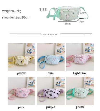 Bolso de pecho Sanrio Kuromi, bandolera de Cinnamoroll, bolso de hombro, riñonera, monedero My Melody Hello Kitty, regalo para niña
