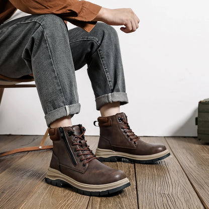 2024 New Safety Shoes Men Anti-smash Anti Puncture Work Shoes Anti Slip Indestructible Shoes Protective Sneakers Men Boots