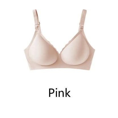 Sujetador de maternidad con push-up frontal para evitar la flacidez Sujetador push-up de lactancia sin costuras, transpirable y cómodo