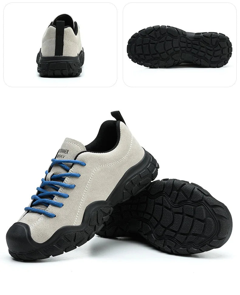 Zapatos de seguridad para electricistas, aislantes de 6 kV, antiaplastamiento y antiperforación, calzado de seguridad para hombres, para obras de construcción, zapatos de algodón.