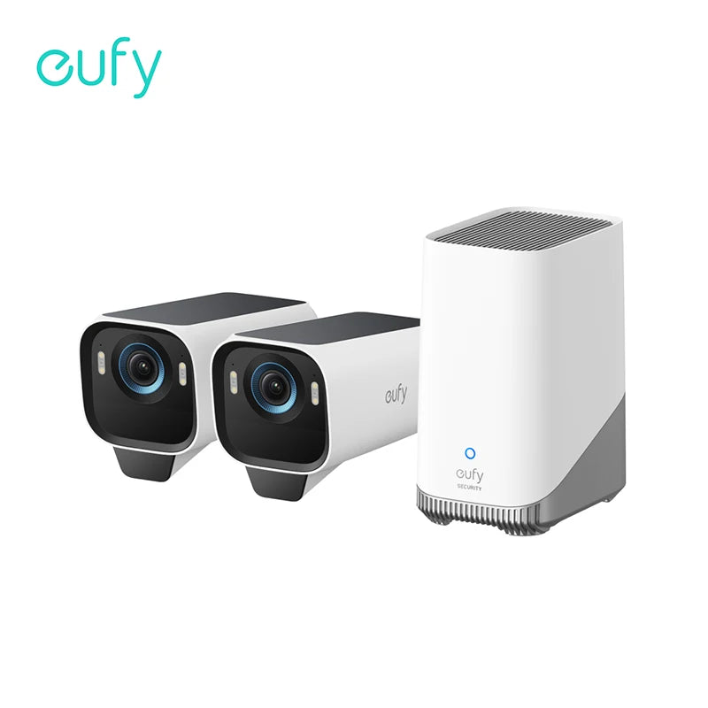Cámara adicional eufyCam S3 Pro de eufy Security, cámara solar inalámbrica para exteriores, visión nocturna MaxColor, cámara 4K con panel solar