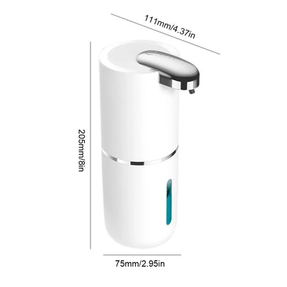 Dispensador automático de jabón en espuma Xiaomi P12 de 380 ml, sin contacto, con sensor infrarrojo impermeable IPX5 para el hogar.
