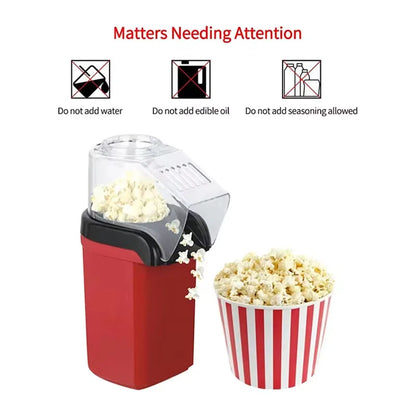 Mini máquina de palomitas de maíz, pequeño electrodoméstico para niños, máquina de palomitas de maíz totalmente automática, calentamiento y entrega rápidos.