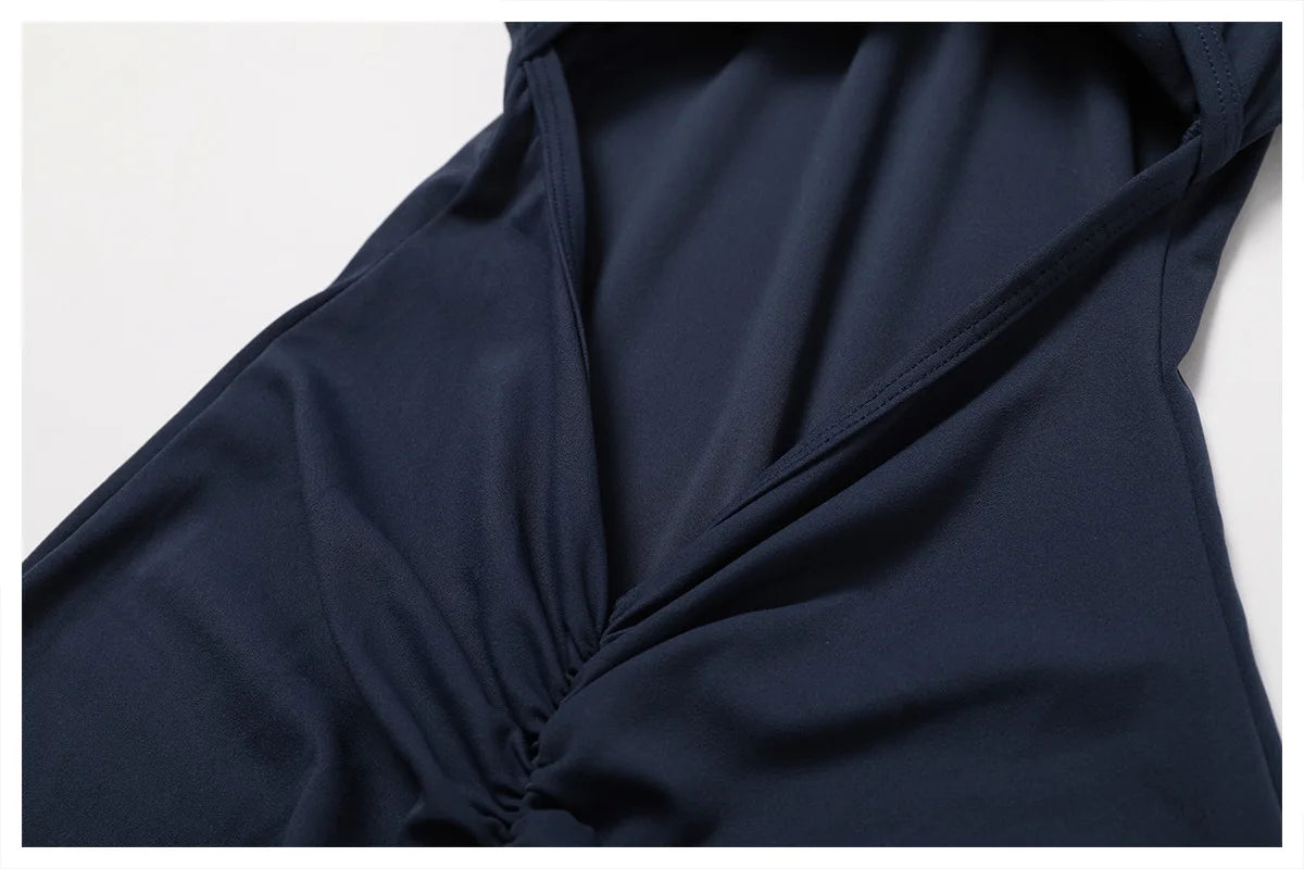 Mono deportivo para mujer, conjunto de yoga, chándal, ropa de yoga, ropa deportiva de entrenamiento, mono sexy con escote en V en la espalda