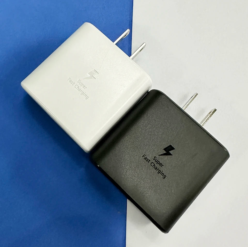 Cargador adaptador de corriente Samsung Ep-TA845 de 45 W, supercargador USB tipo C, carga rápida para Galaxy S25 Ultra, S24+, S23, A36, A56, M56, Tab S10+