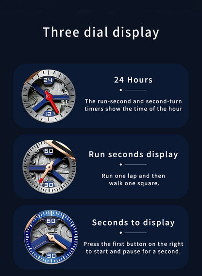 LIGE 2024 Nuevo Reloj para Hombre, Marca Top, Lujo, Hueco, Reloj para Hombre, Impermeable, Deportivo, Cuarzo, Cronógrafo, Reloj de Pulsera para Hombre, Relogio Masculino