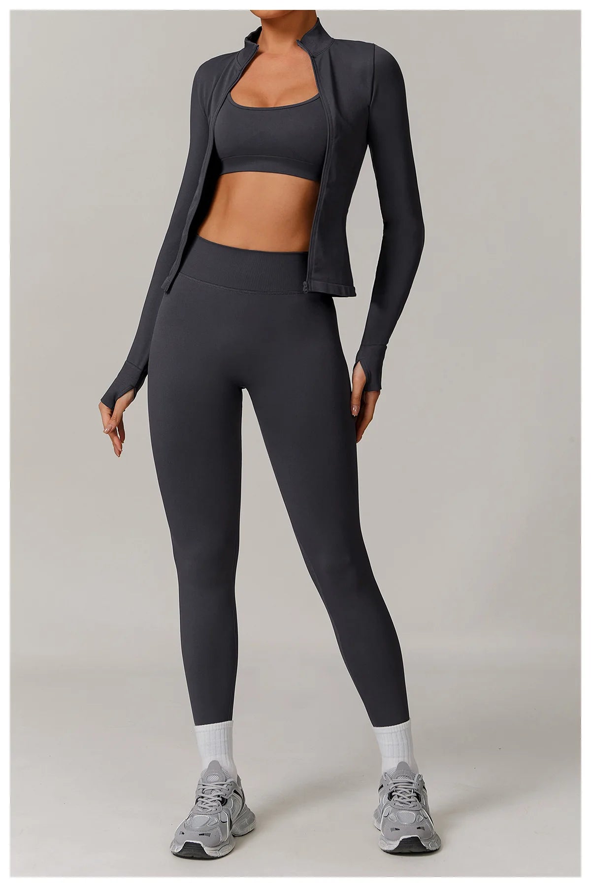 Conjunto de yoga deportivo sin costuras para mujer, 2 o 3 piezas, ropa deportiva para gimnasio, conjuntos de yoga para mujer, chándales, sujetador deportivo, leggings para gimnasio
