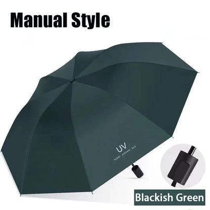 Paraguas automático Xiaomi de 24 pulgadas, color sólido, ligero, plegable, de gran formato, para exteriores, impermeable, con protección UV